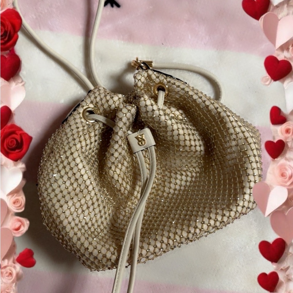 Victoria's Secret Gold Mesh Mini Bag